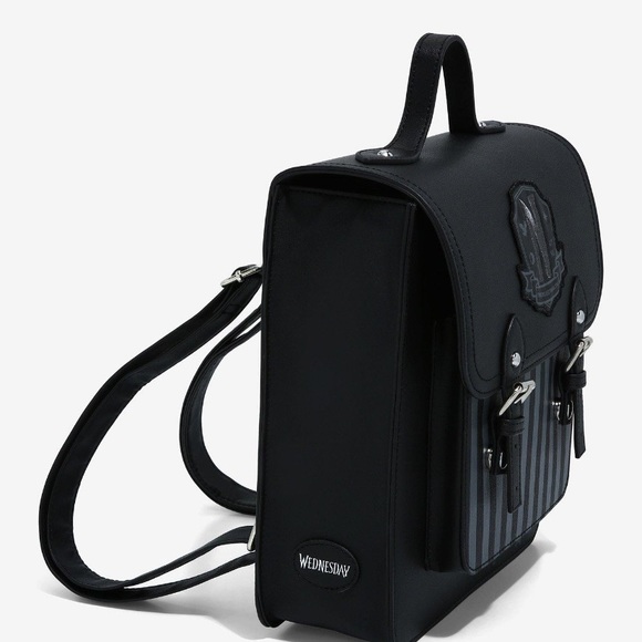 Wednesday Nevermore Academy Mini Backpack Hot Topic Addams Family Halloween‎ main image 6